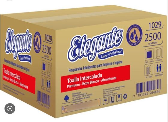 TOALLAS INTERCALADAS BLA ELEGANTE 2500 1029 PREMIUM