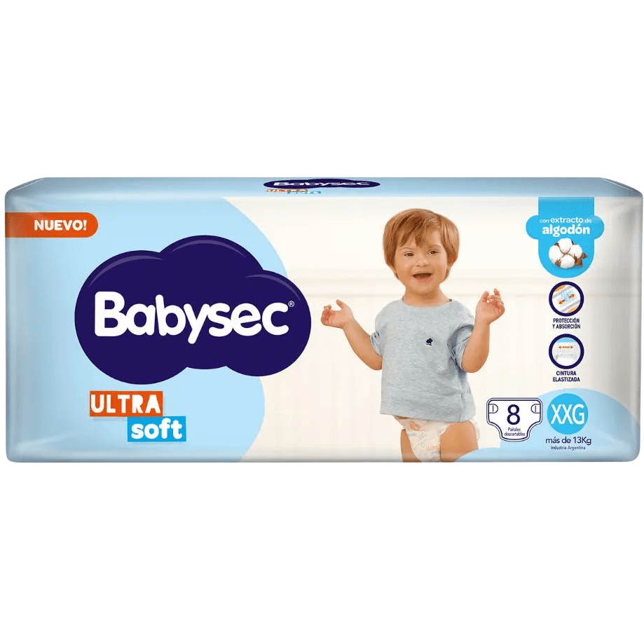 Pañal baby XXG 8u ultra soft Babysec (15)