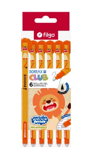 BOLIGRAFO BORRABLE FILGO CLUB JIRAFA