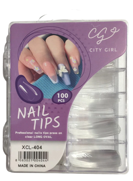 TIPS LONG OVAL 100 u CITY XCL-404