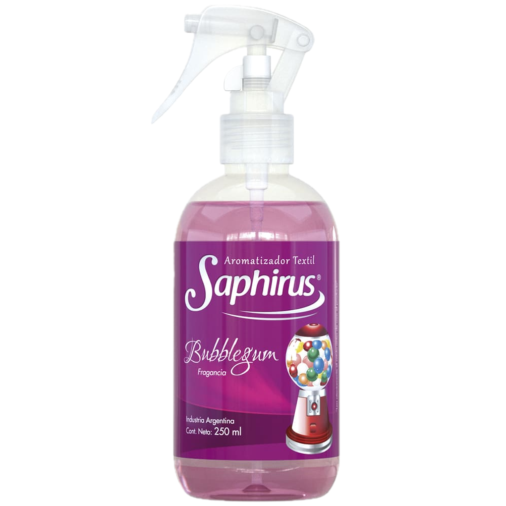 Aromatizador textil 250ml bubblegum Saphirus (12)