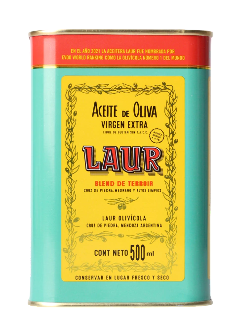 ACEITE DE OLIVA LATA EXT. VIRGEN x500ml LAUR
