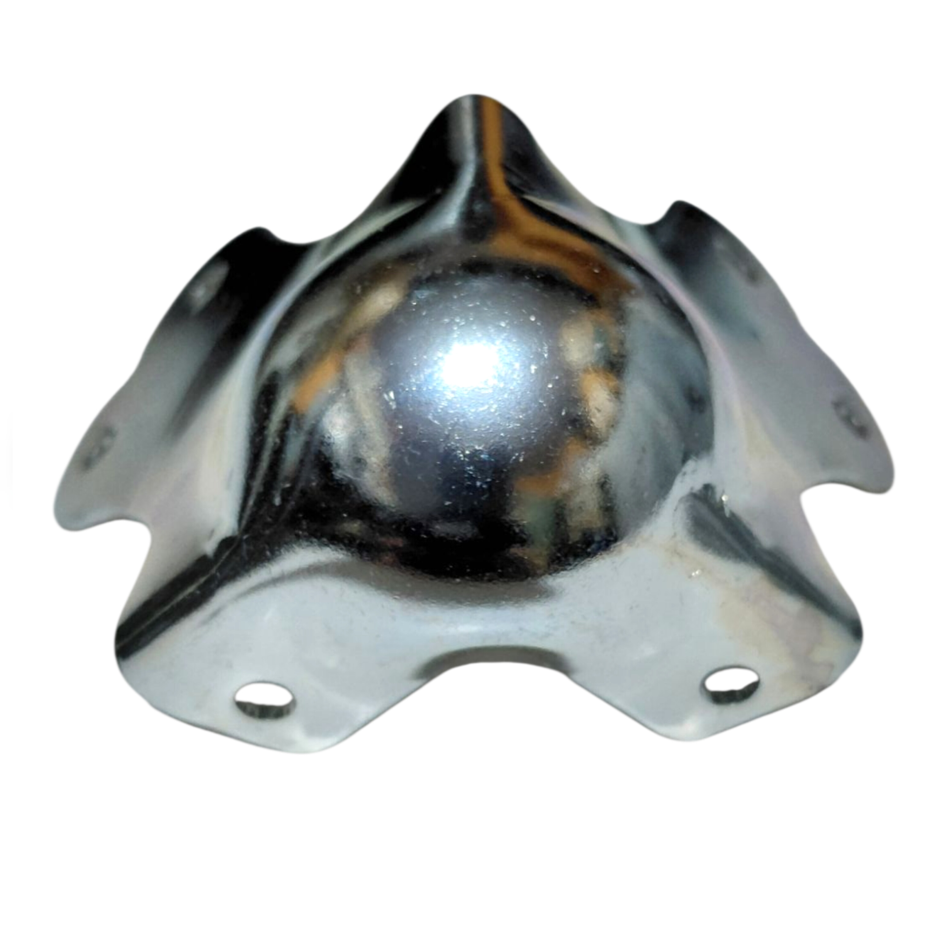 E265-ESQUINERO BOLITA METALICO 2 ALAS PARA FRENTE 6,5 CM