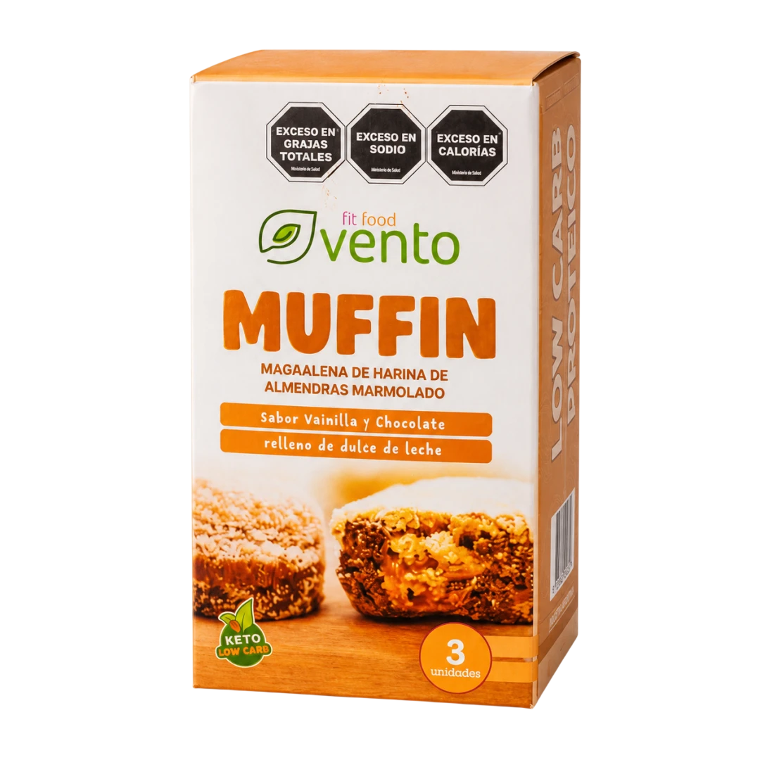 MUFFIN MARMOLADO KETO x 3u VENTO FIT