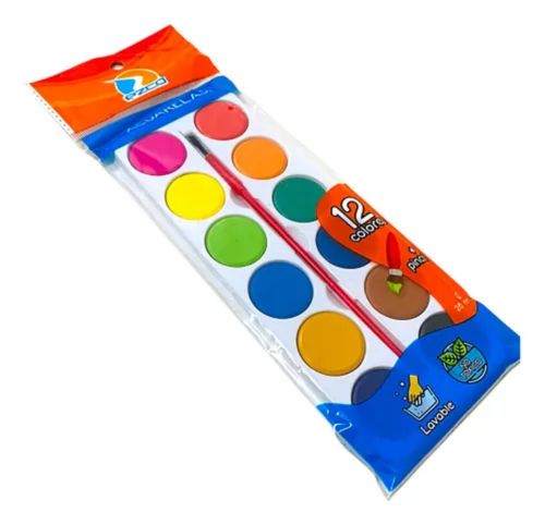 ACUARELA EZCO 12 COLORES