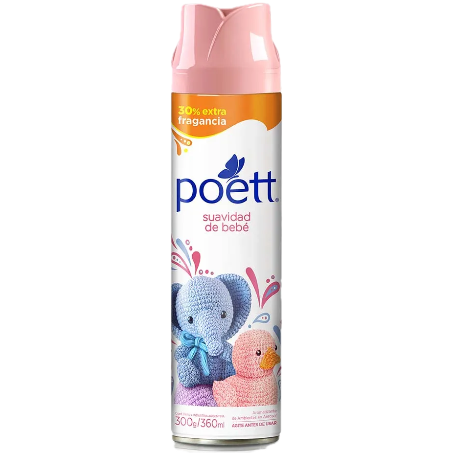 Desodorante ambiente aer 360cc suavidad de bebe Poett (6)