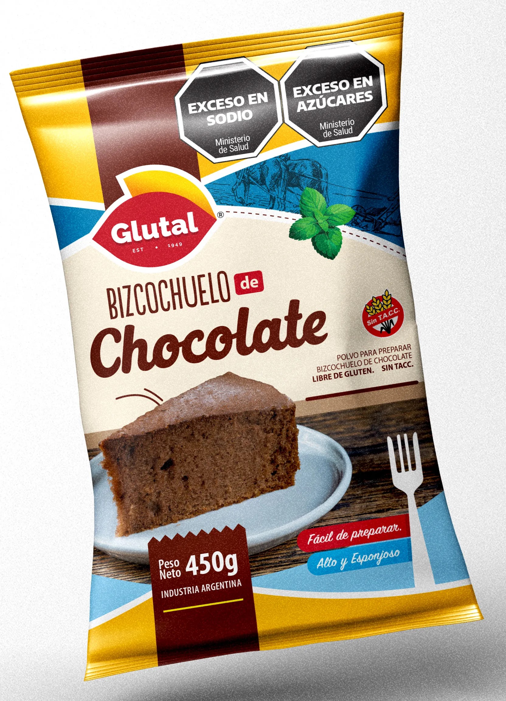 PREMEZCLA BIZ. CHOCOLATE x 400g GLUTAL