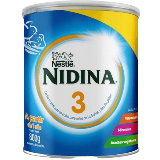 Leche modificada en polvo 800g 3 Nidina (12)