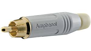 ACPRWHT-AMPHENOL CONECTORES RCA MACHO BLANCO