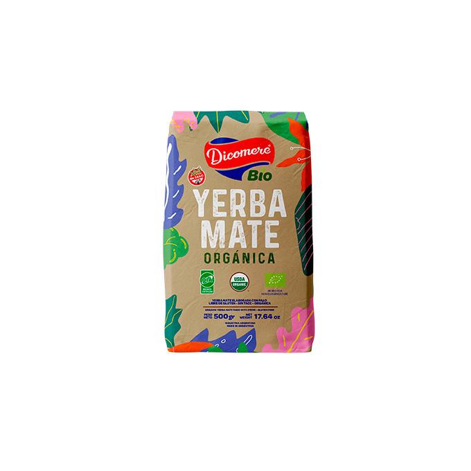 YERBA MATE ORGANICA S/TACC X 500 GRS DICOMERE