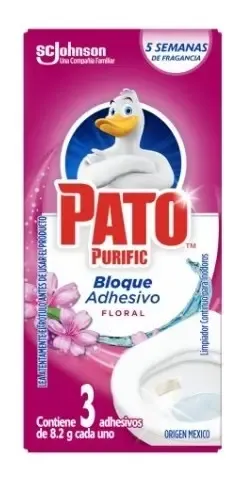 bloque adhesivo pato purific Floral 3u perfec