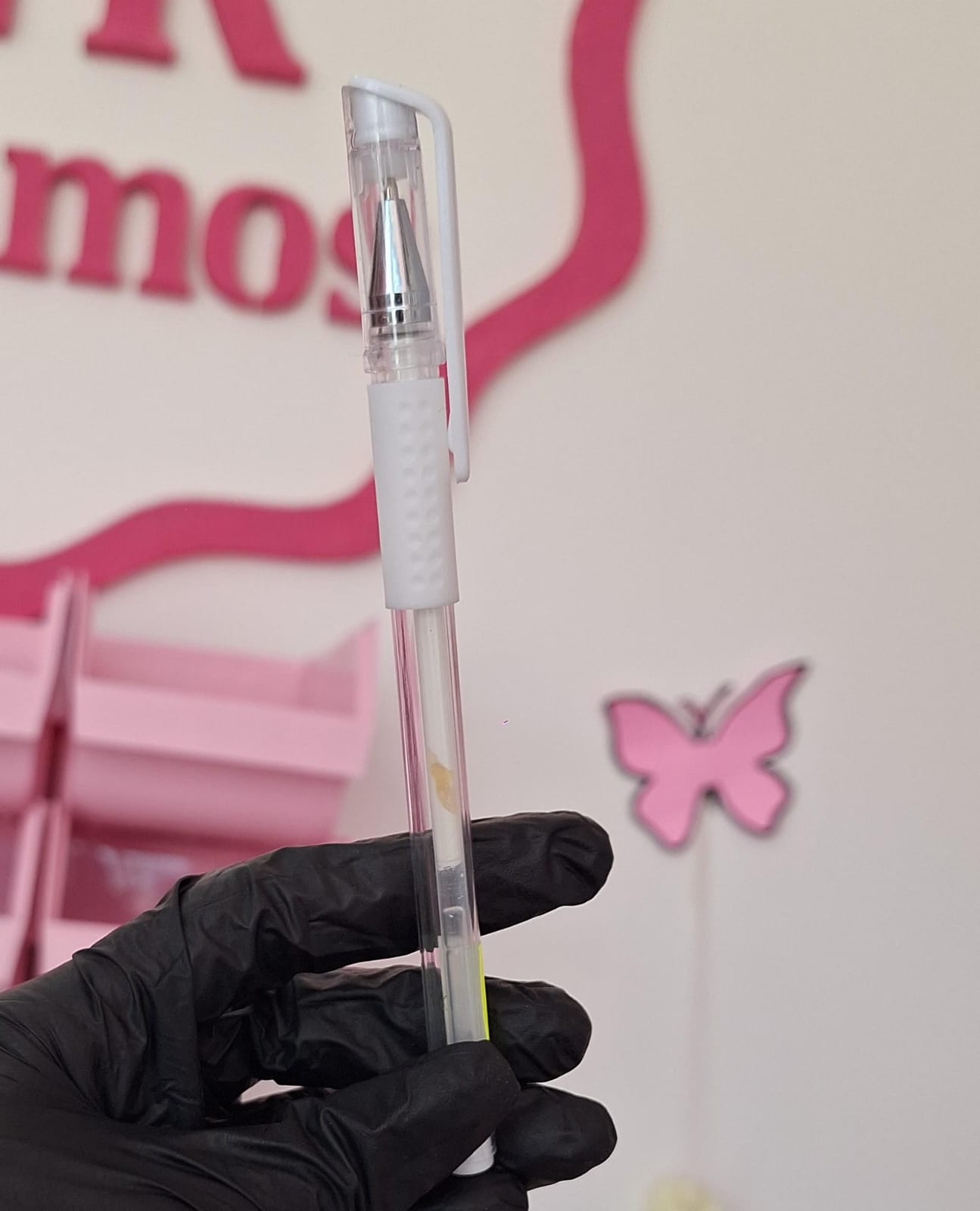 LAPICERA GEL BLANCA PARA MARCAR CEJAS