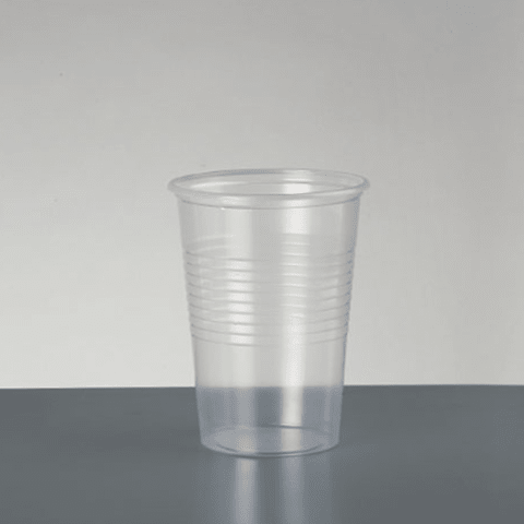VASO PLAST 500CC X 100U  dpm CRISTAL balde (cajax1000u)