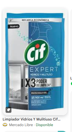 CIF LIMPIADOR LIQUIDO DOYPACK EXPERT VIDRIO 450 ML
