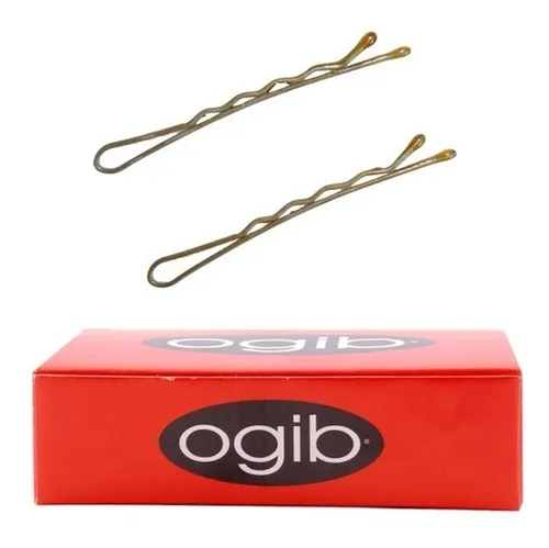 Clips Invisibles Ogib 200g Para Peinados De Cabello X5,6 Cm Color rubio abierto