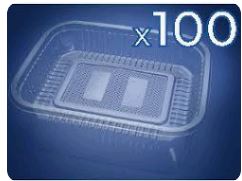 BANDEJA 105 RECTANGULAR Calor/frio 100u