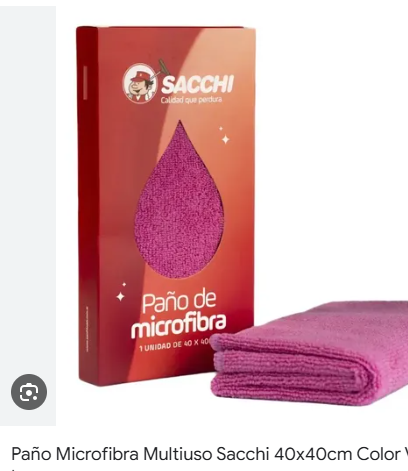 PAÑO SACCHI MICRO FIBRA 40X40 1U BLISTER