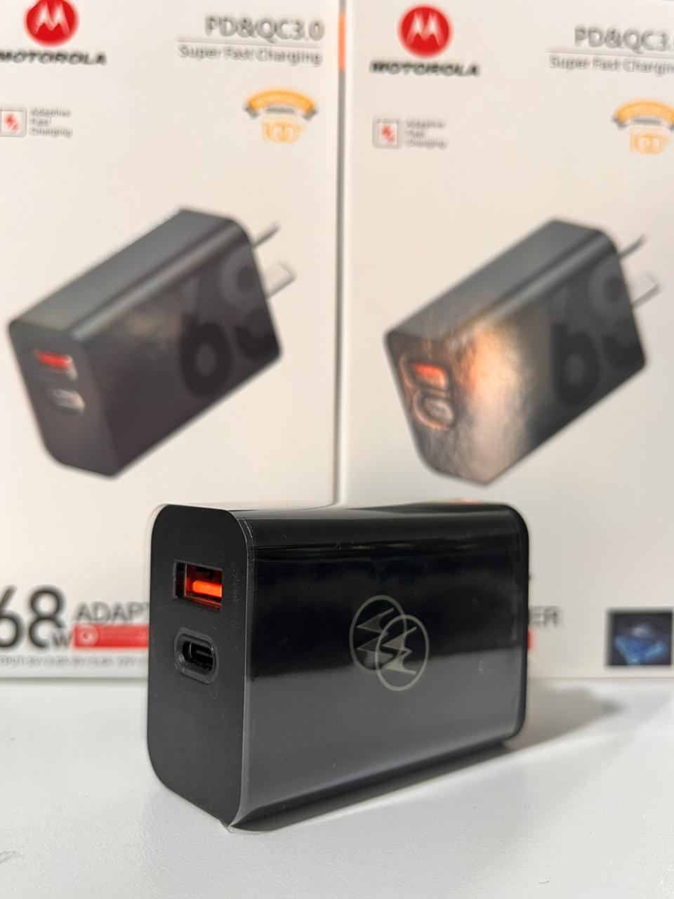CABEZAL MOTOROLA 68W USB/C