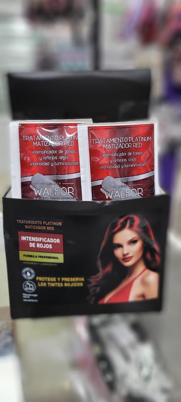 intensificador de rojos sobre 20g Walfor
