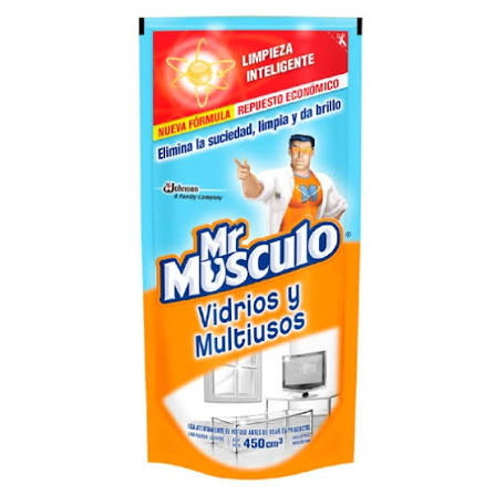 MR MUSCULO VIDRIOS X 450 CC