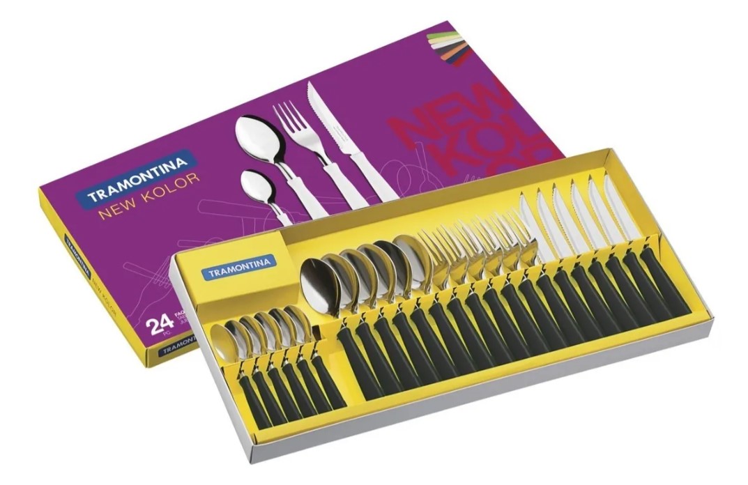 Set de Cubiertos x 24 - TRAMONTINA