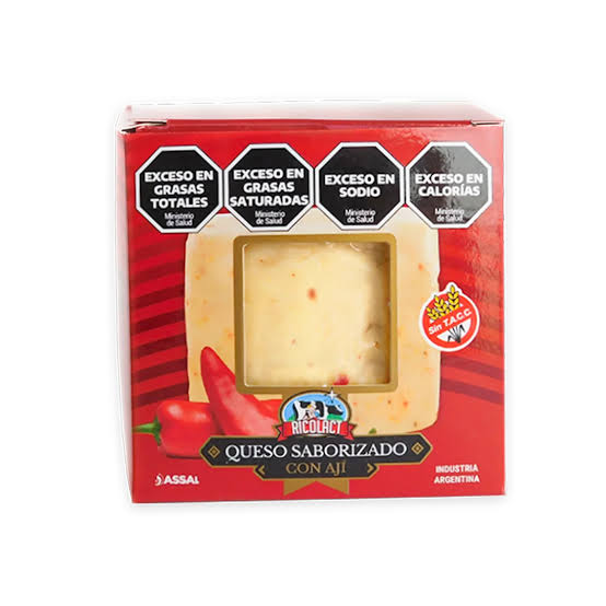 Queso Saborizado c/ Aji x 400gr