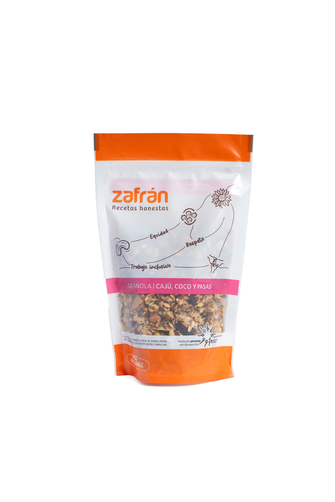 GRANOLA CAJU, COCO Y PASAS x300g ZAFRAN