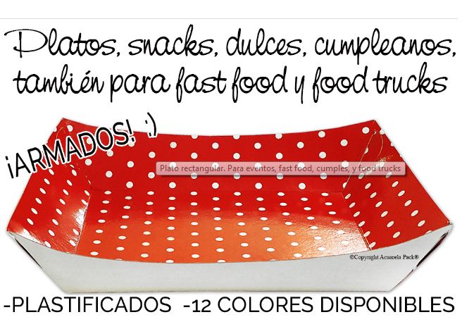 ACUA COD 1700 PLATOS ARMADOS COLORES
