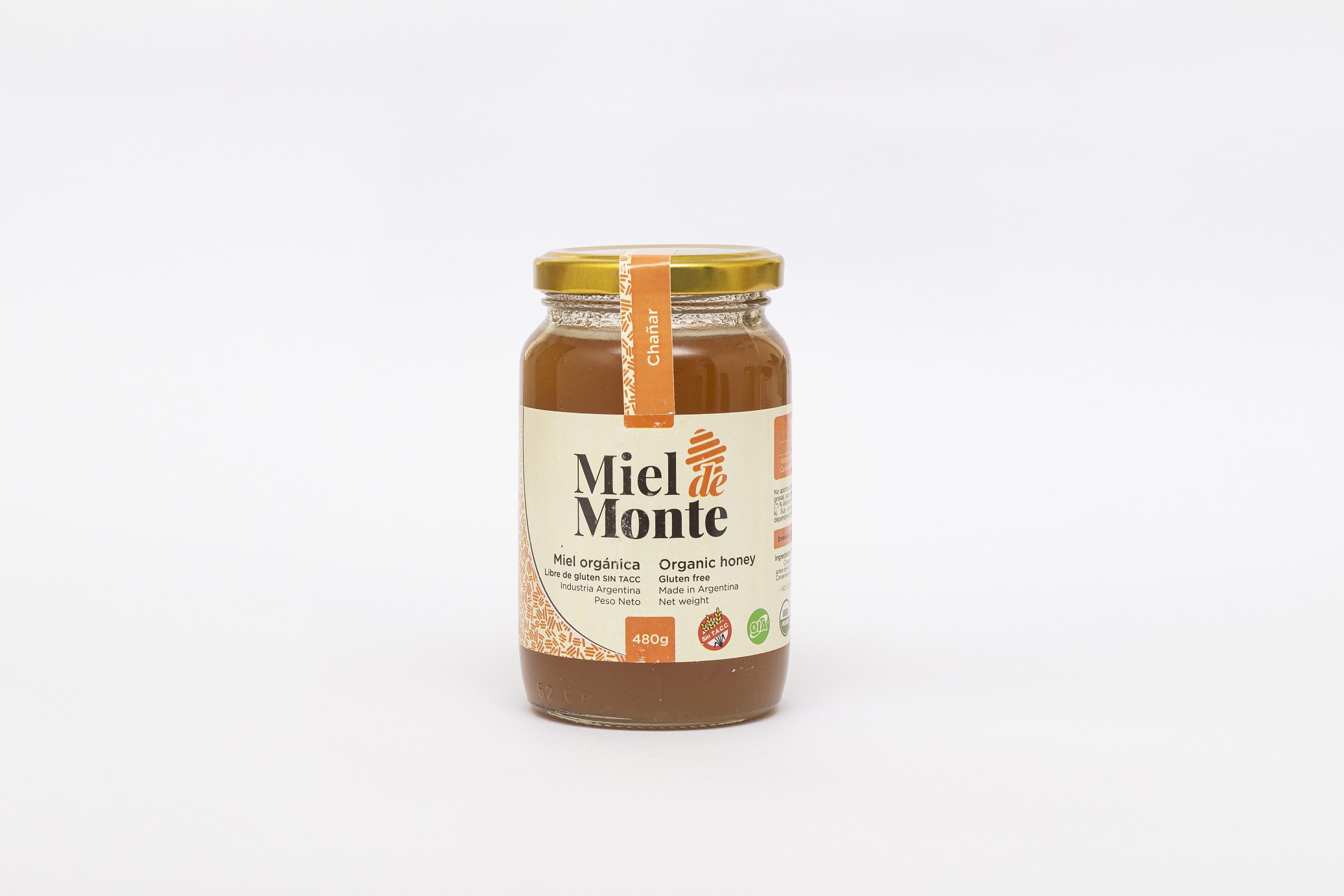 MIEL ORGANICA CHAÑAR x 480gr. MONTE
