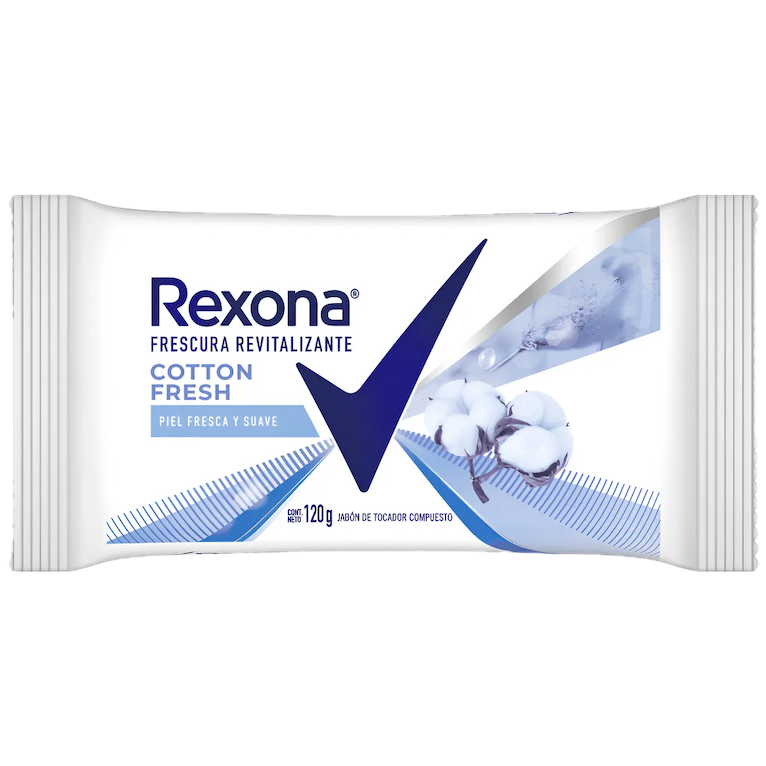 Jabon tocador 120g cotton fresh Rexona (72)