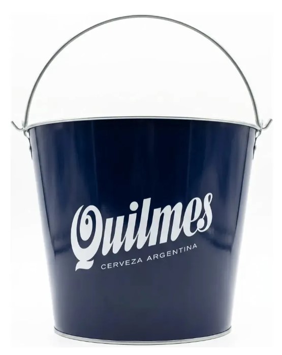 Frapera metálica balde Quilmes