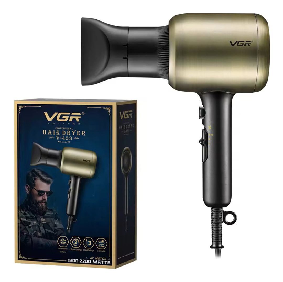 Secador de pelo profesional vgr v-453 2200W 3 temperaturas