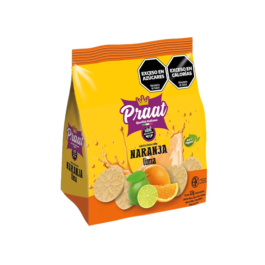 GALLETAS DE NARANJA X 125 GRS PRAAT