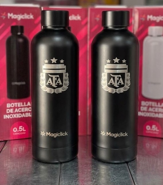 Botella térmica 500ml Negra AFA - MAGICLICK