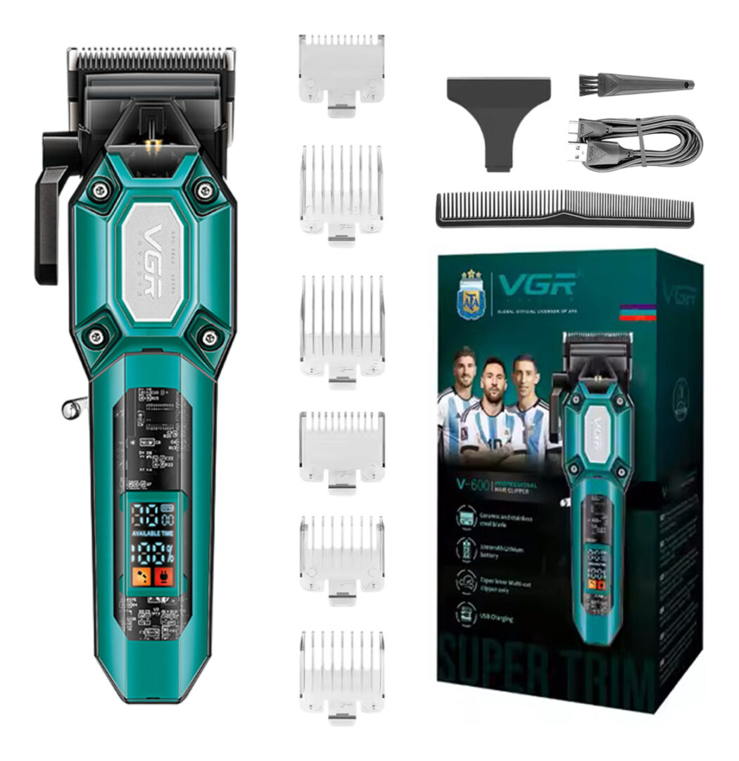 Máquina De Cortar Pelo Profesional Vgr V-600 7000rpm C/peine