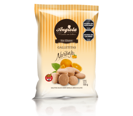 GALLETAS DE NARANJA X 130 GR ANGIOLA