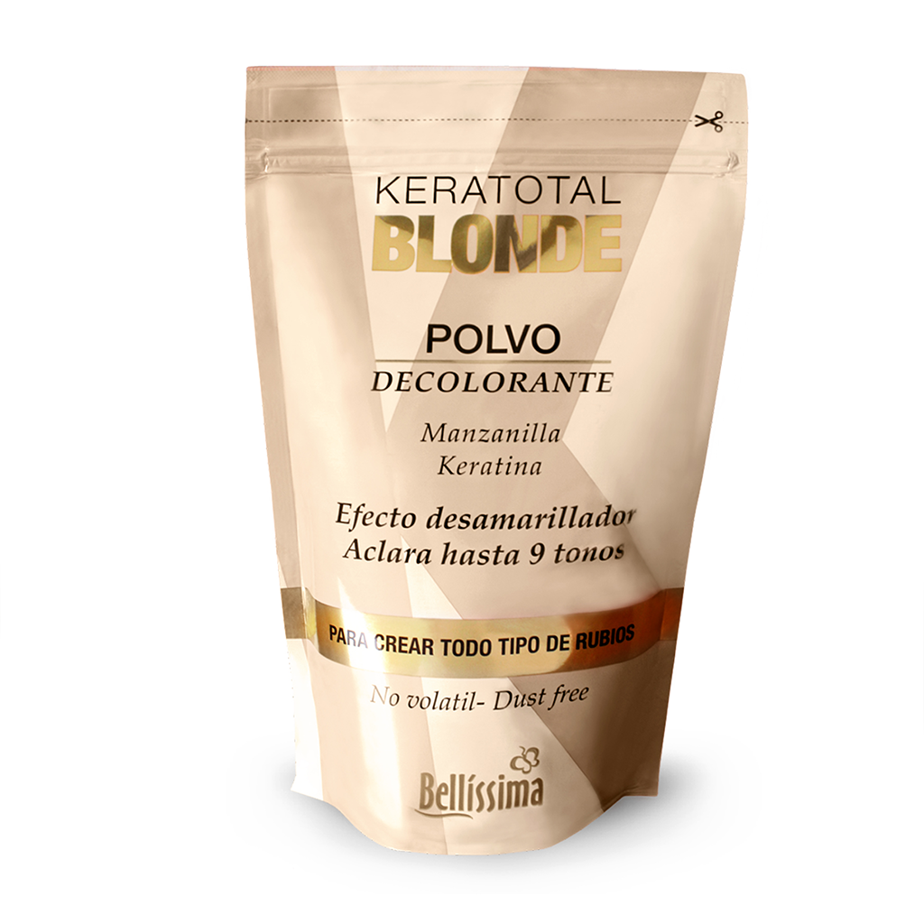 BELLISSIMA KERATOTAL BLONDE POLVO DECOLORANTE MANZANILLA KERATINA 700G