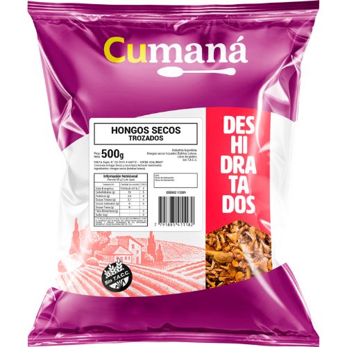 HONGOS SECOS X 500 GRS CUMANA