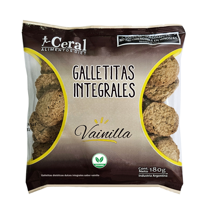 GALLETAS INTEG. VAINILLA x 180g CERAL