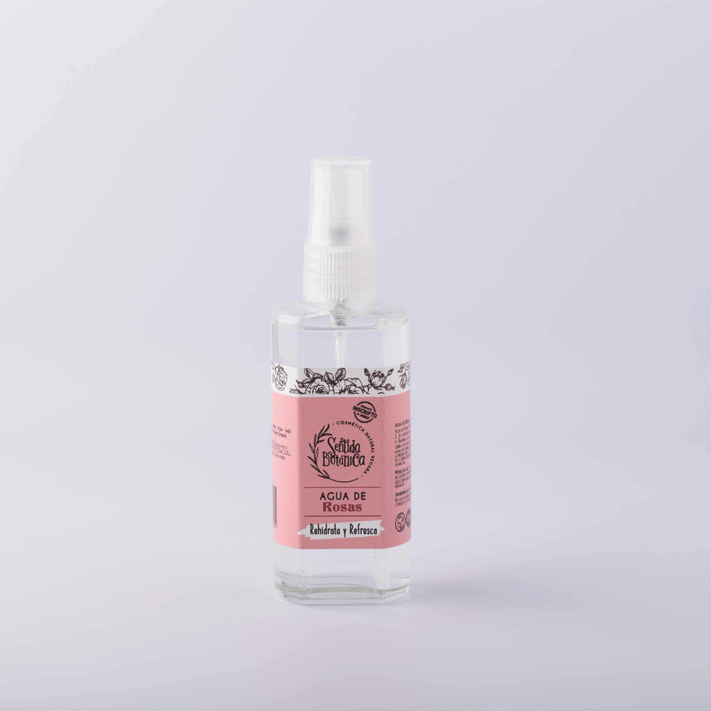 MINI AGUA DE ROSAS X 60 ML SENTIDA BOTANICA