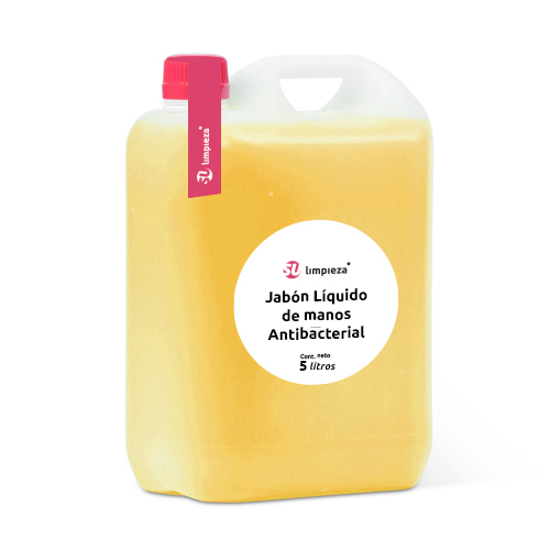 JABON LIQUIDO P/ MANOS atibacterial  X 5
