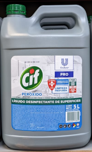 CIF LIMPIADOR DESINFECTANTE PEROXIDO 5 LTS UNILEVER