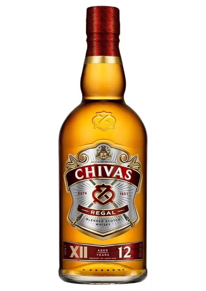 WHISKY CHIVAS REGAL 12 AÑOS 700 ML
