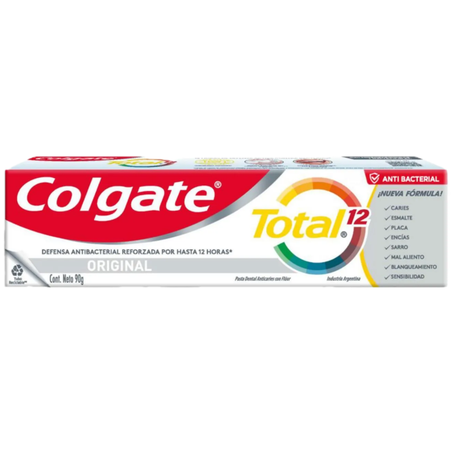 Dentifrico 90g total 12 original Colgate (12)
