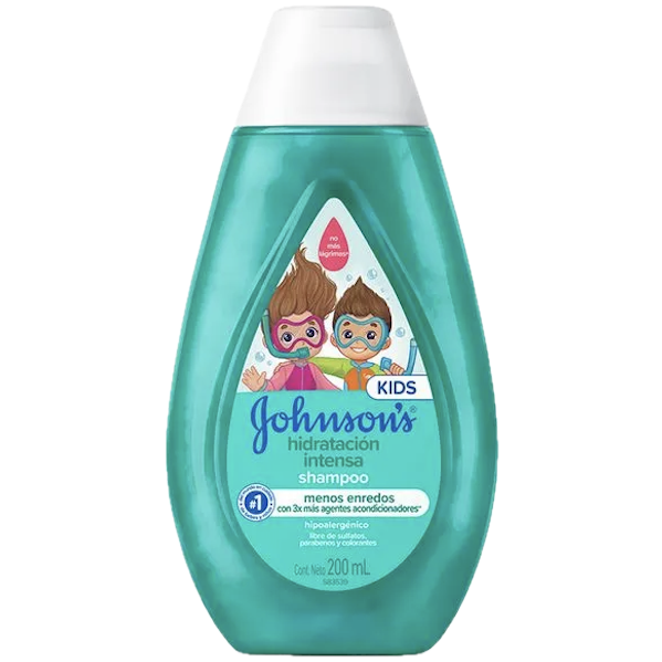 Shampoo kids 200ml hidratacion intensa Johnson (12)