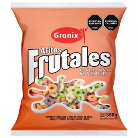 Aritos Frutales GRANIX x 350gr