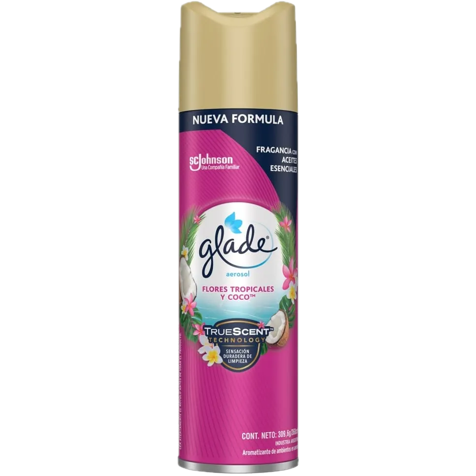 Desodorante ambiente aer 360cc flores tropicales Glade (6)