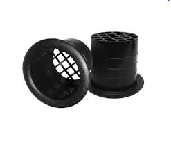 T172B-TUBO SINTONIA PLASTICO 2" x 2," CON REJA (T809)