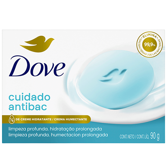 Jabon tocador 90g cuida y protege Dove (60)