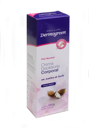 CREMA DEPILATORIA CORPORAL PIEL NORMAL 120G dermogreen